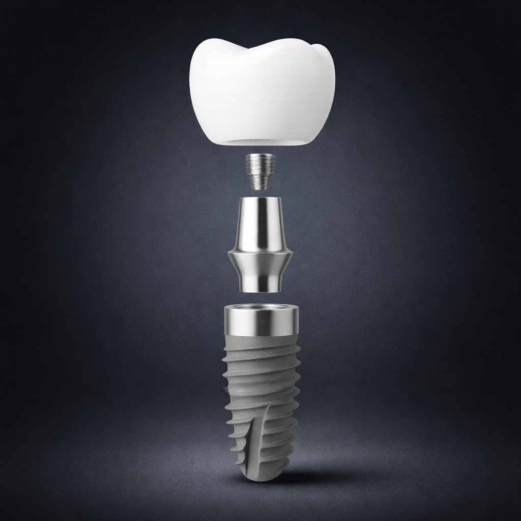 Modularer Implantataufbau